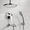 Tub and Shower Faucet Set with Handheld and Ceiling Rain Shower Head